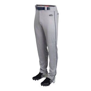 Rawlings‎ Youth Launch Piped Baseball Pants Grey/Navy XL